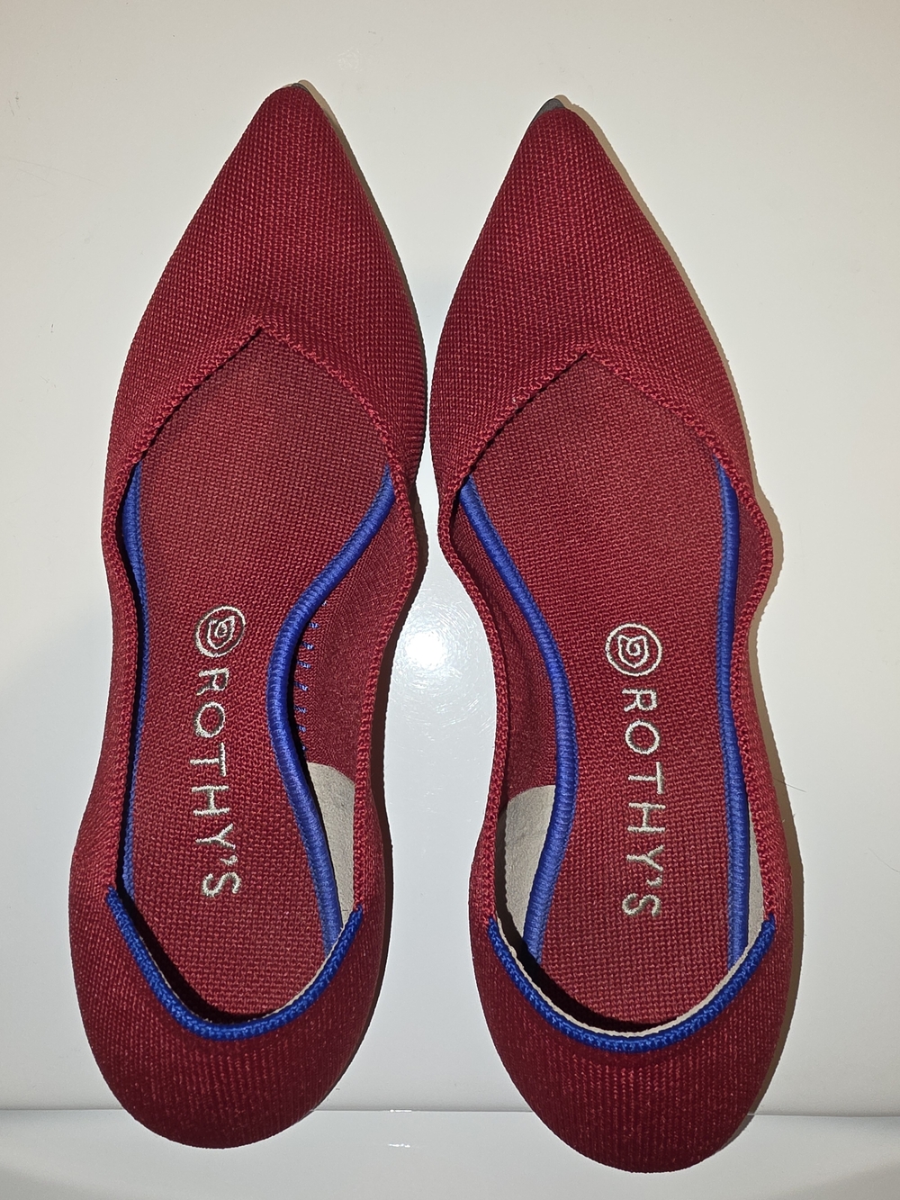 Rothy's Women's Pointed Ballet Flat - Burgundy